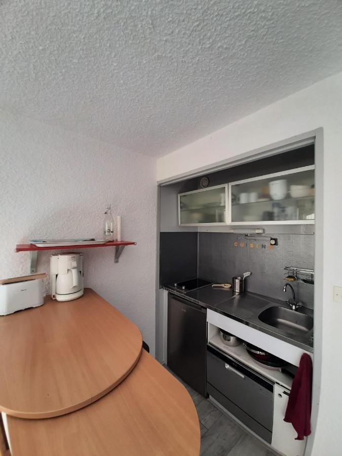 Studio La Mongie Au Pied Des Pistes Parking Couvert Exterior foto